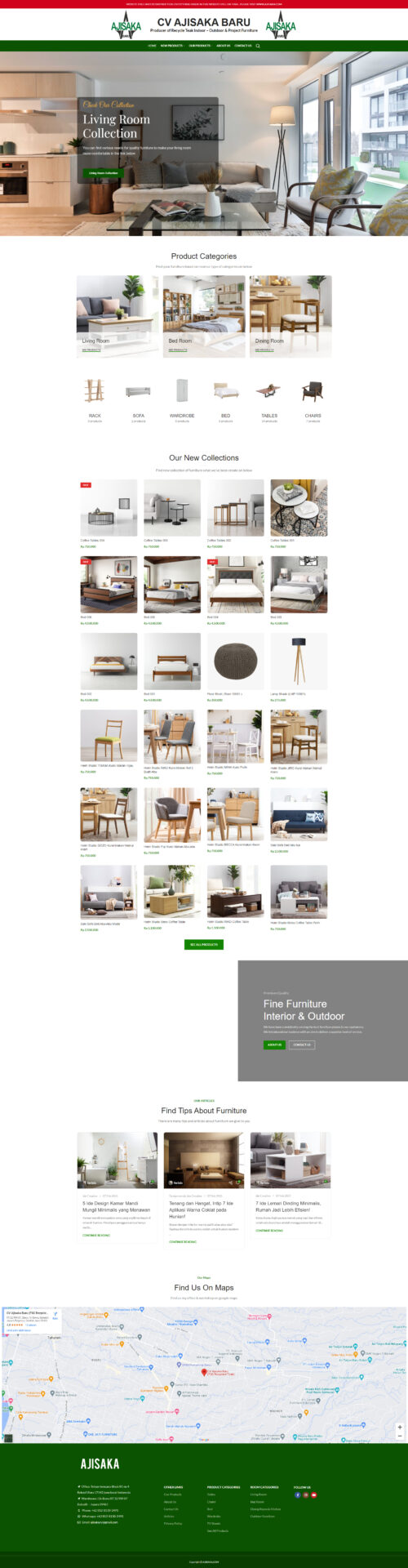 jasa website toko online - ajisaka.biz