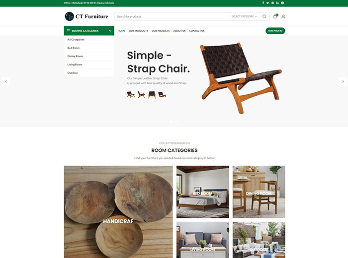 CTFURNITURE - Jasa Website Jepara